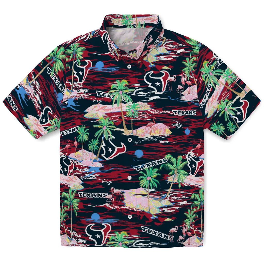 Houston Texans Hawaiian Shirt - Hawaii Island | Moonbestprint