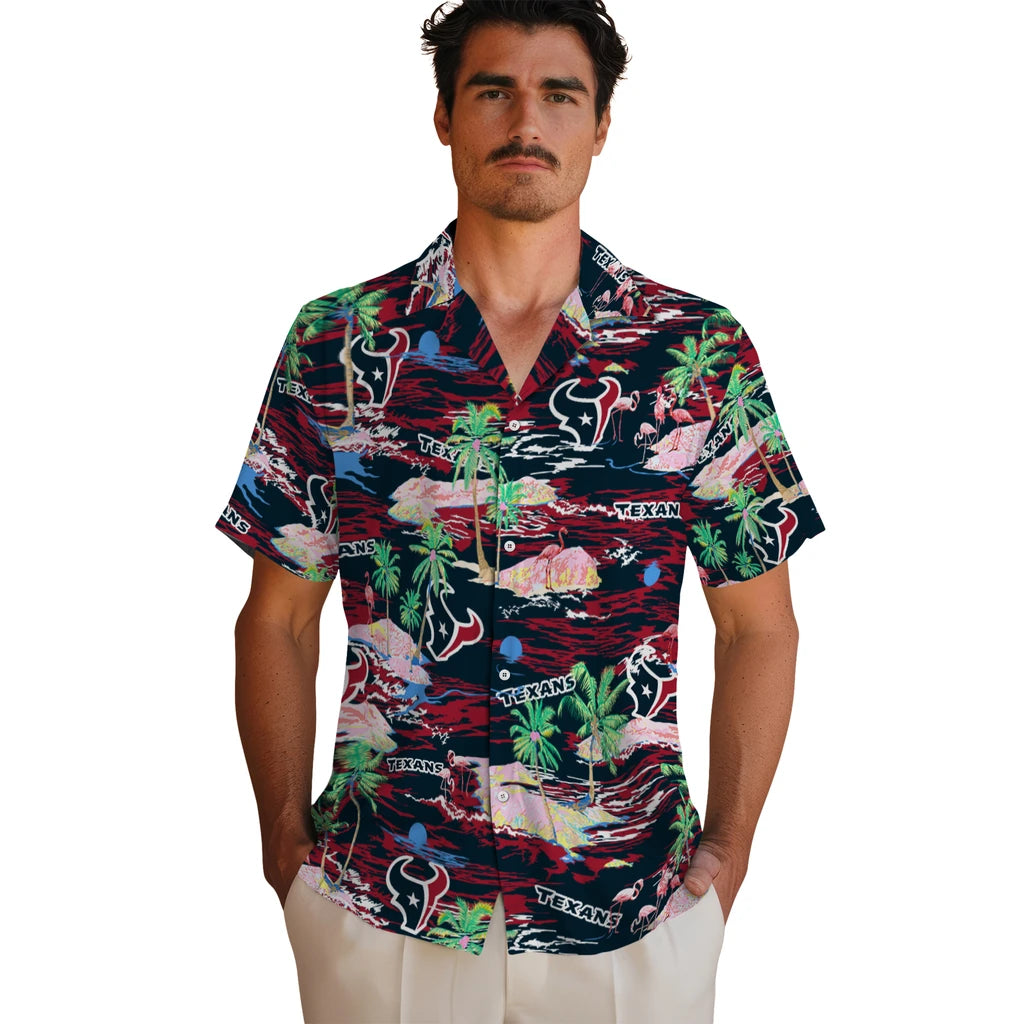 Houston Texans Hawaiian Shirt - Hawaii Island | Moonbestprint
