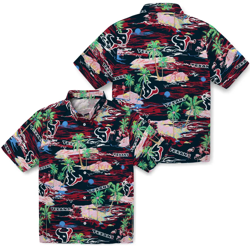 Houston Texans Hawaiian Shirt - Hawaii Island | Moonbestprint