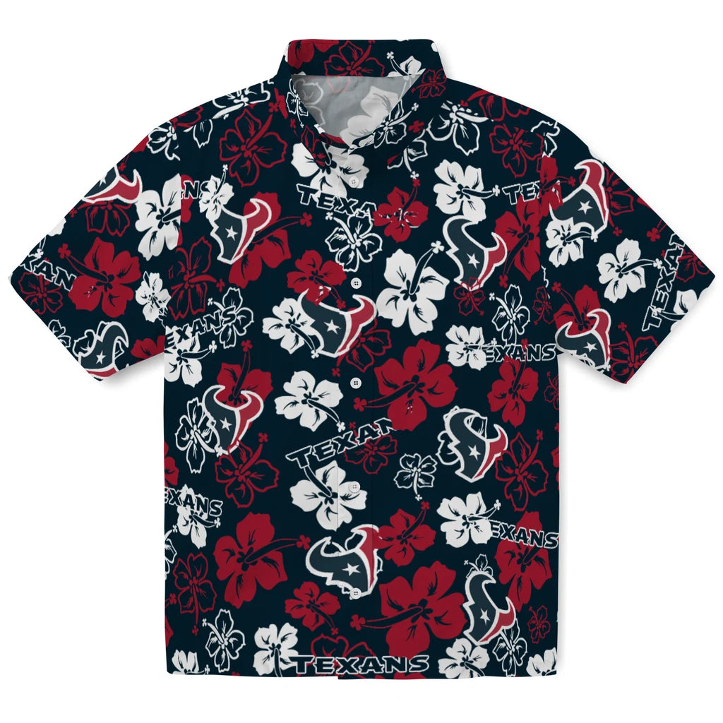 Houston Texans Hibiscus Bloom Hawaiian Shirt – Moonbestprint