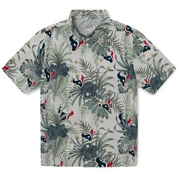 Houston Texans Hawaiian Shirt - Hibiscus Designs | Moonbestprint
