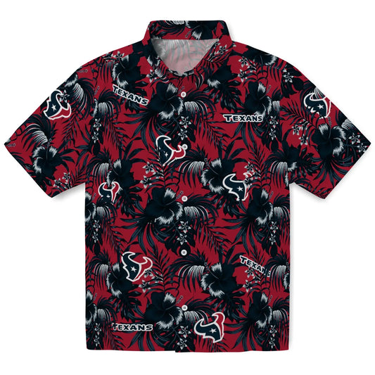 Houston Texans Hawaiian Shirt - Hibiscus Exotic | Moonbestprint