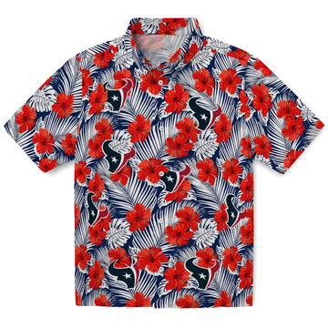 Houston Texans Hawaiian Shirt - Hibiscus Fiesta | Moonbestprint