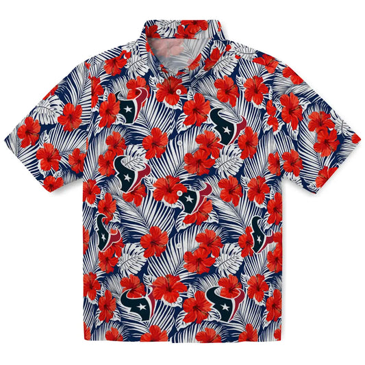 Houston Texans Hawaiian Shirt - Hibiscus Fiesta | Moonbestprint