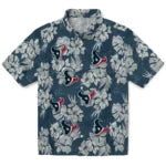 Houston Texans Hawaiian Shirt - Hibiscus Flowers | Moonbestprint