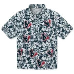 Houston Texans Hawaiian Shirt - Hibiscus Motif | Moonbestprint