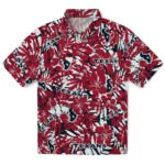 Houston Texans Hawaiian Shirt - Hibiscus Overlay | Moonbestprint