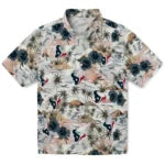 Houston Texans Hawaiian Shirt - Hibiscus Seaside | Moonbestprint