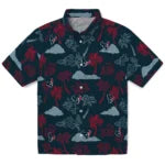 Houston Texans Hawaiian Shirt - Palm And Clouds | Moonbestprint