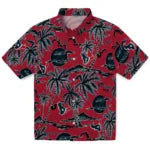 Houston Texans Hawaiian Shirt - Palm Sunset | Moonbestprint