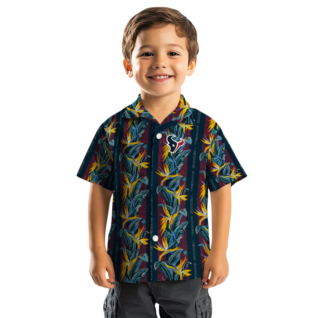Houston Texans Hawaiian Shirt - Paradise Vines | Moonbestprint