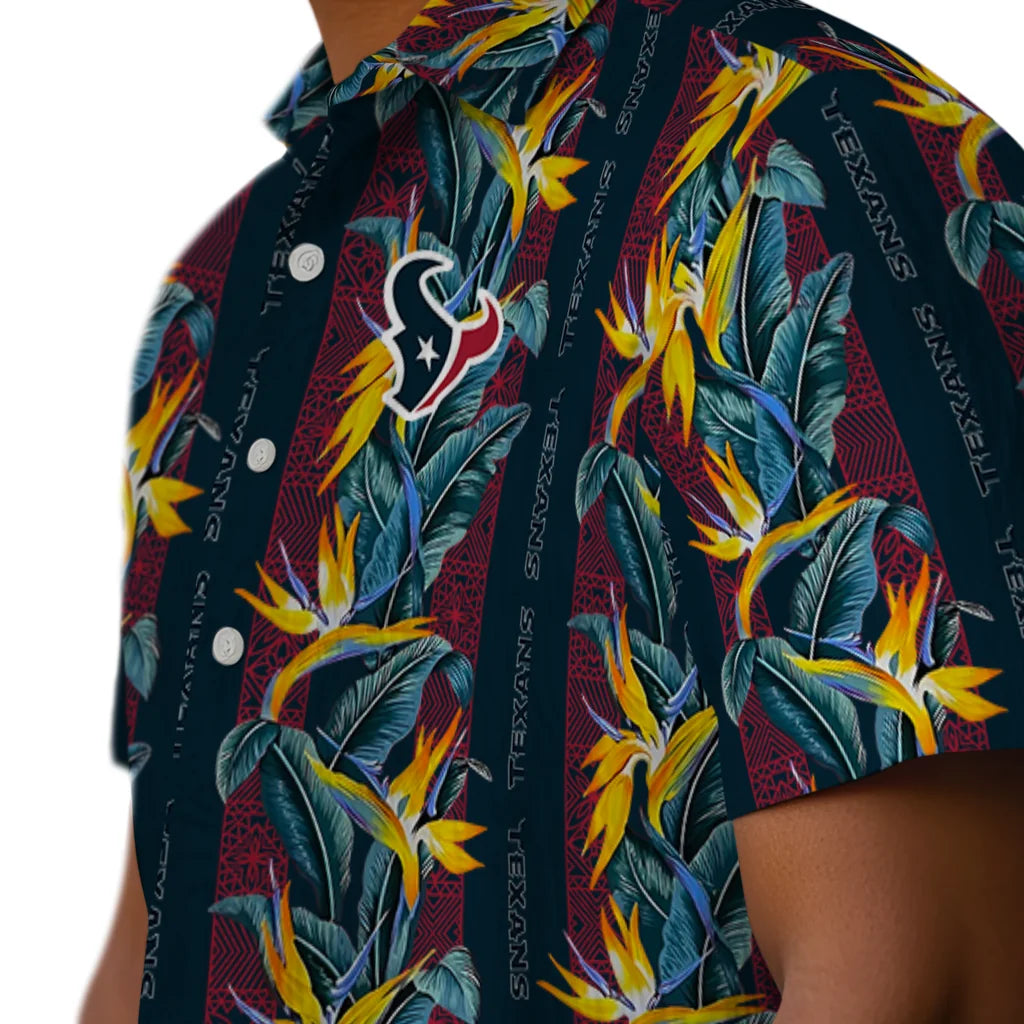 Houston Texans Hawaiian Shirt - Paradise Vines | Moonbestprint