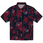 Houston Texans Hawaiian Shirt - Turtle Lines | Moonbestprint