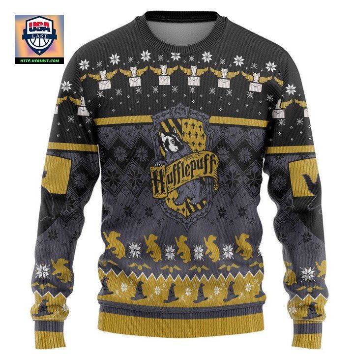 Hufflepuff Harry Potter Black Christmas Sweater ? Usalast
