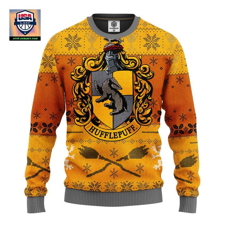 Hufflepuff Ugly Christmas Sweater Amazing Gift Idea Thanksgiving Gift ? Usalast