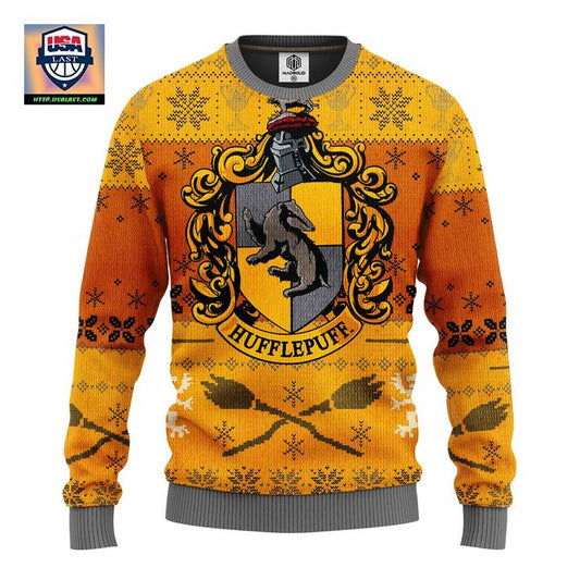 Hufflepuff Ugly Christmas Sweater Amazing Gift Idea Thanksgiving Gift ? Usalast