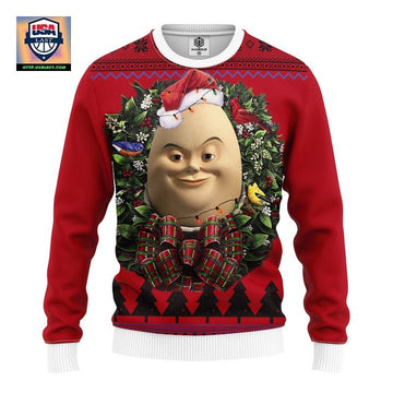 Humpty Dumpty Noel Mc Ugly Christmas Sweater Thanksgiving Gift ? Usalast