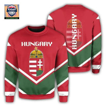 Hungary Coat Of Arms Sweater Lucian Style J5W ? Usalast
