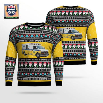 Huntsville Alabama HEMSI Ambulance Christmas Sweater 3D ? Usalast