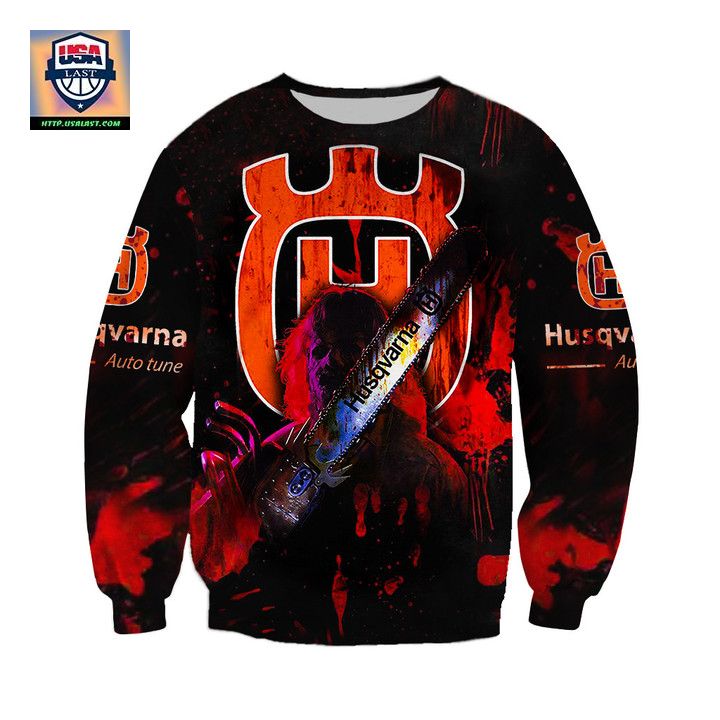 Husqvarna Chainsaw Horror Halloween 3D Sweater ? Usalast