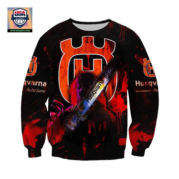 Husqvarna Chainsaw Horror Halloween 3D Sweater ? Usalast