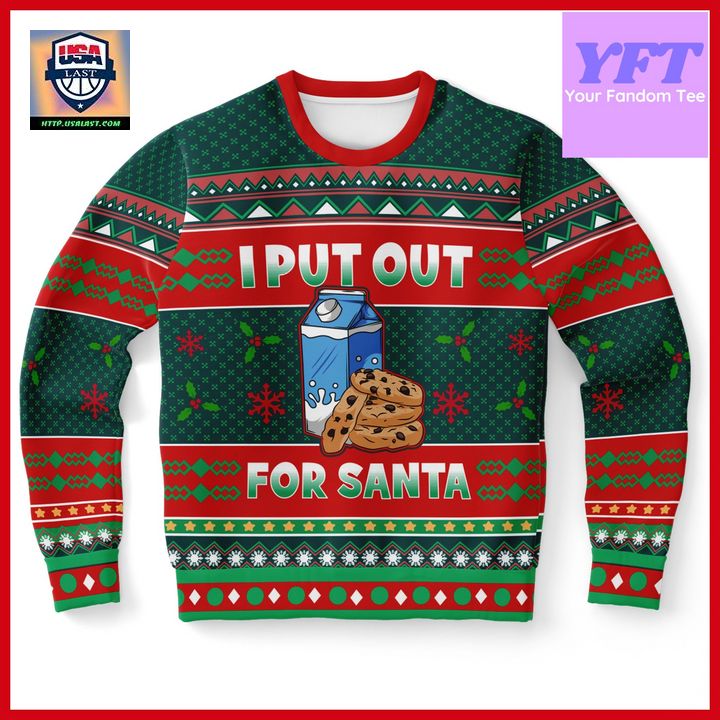 I Put Out For Santa Morning Humor Couple Xmas Eve 3d Ugly Christmas Sweater ? Usalast