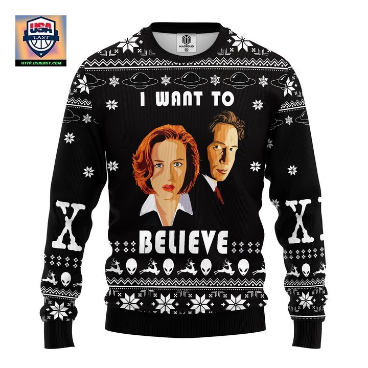 I Want To Believe Ugly Christmas Sweater Amazing Gift Idea Thanksgiving Gift ? Usalast