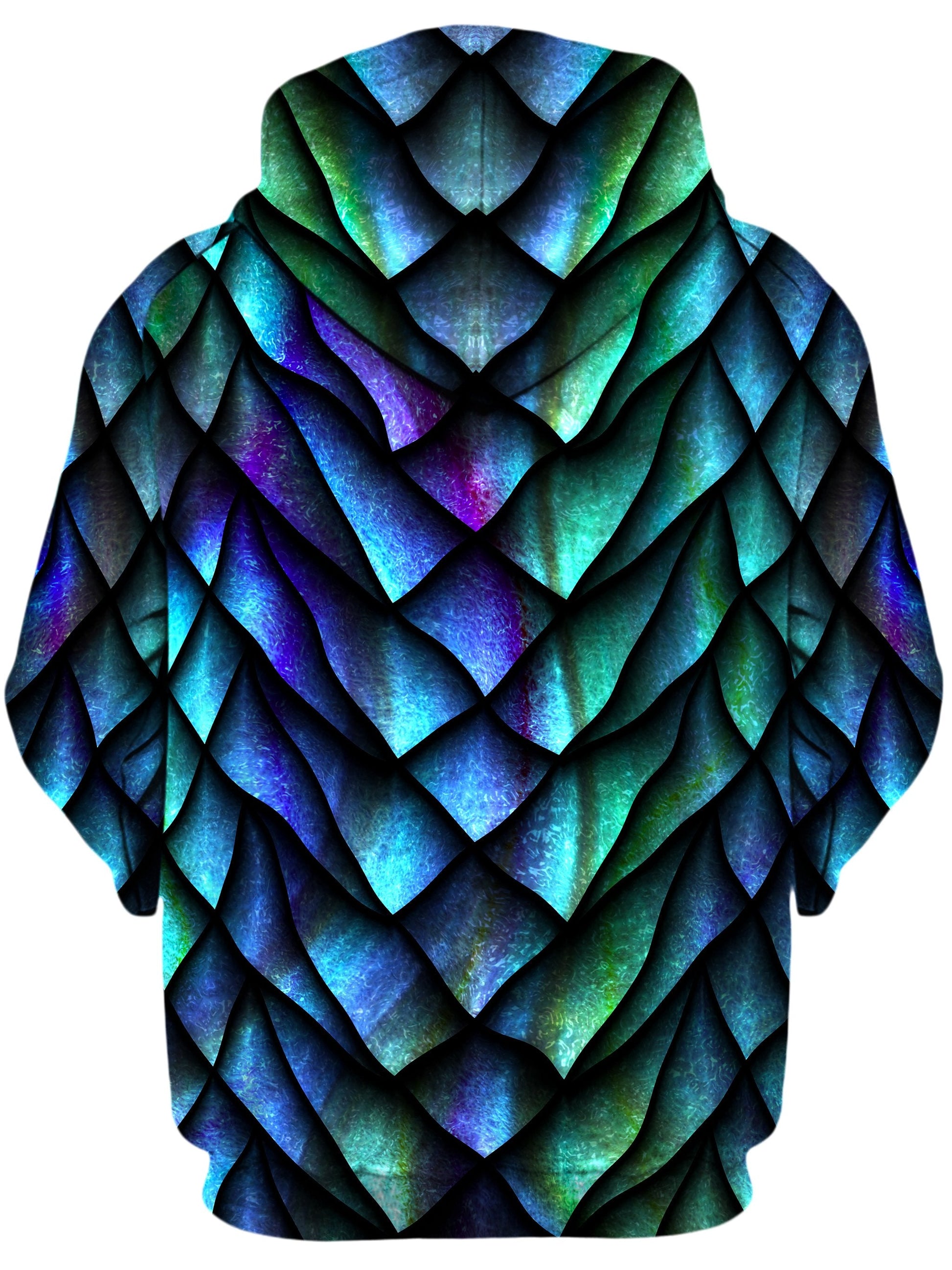 Dosed Dragon Scale Unisex Zip-Up Hoodie -Moonbestprint