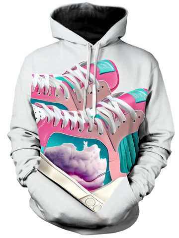 Vapor High Tops Unisex Hoodie -Moonbestprint