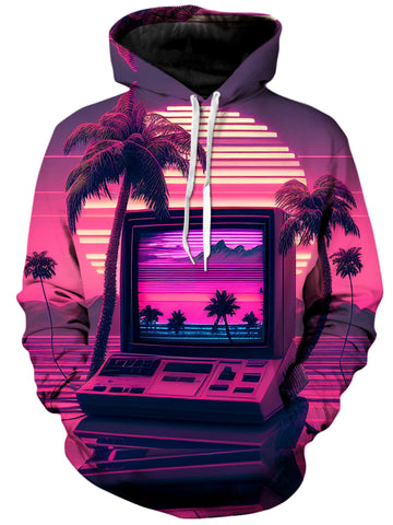 Vapor Palms Trees Unisex Hoodie -Moonbestprint