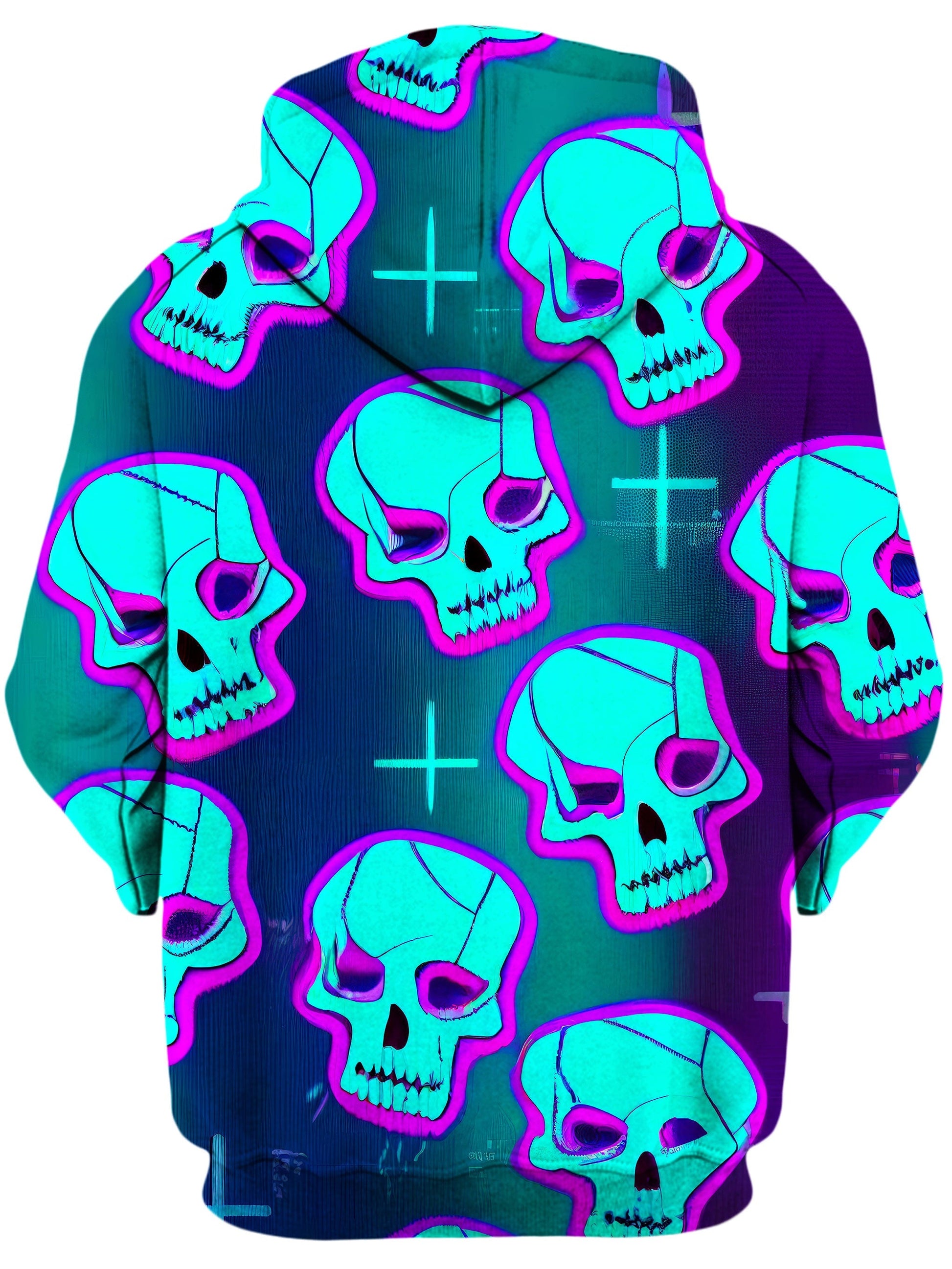 Neon Fright Unisex Zip-Up Hoodie - Moonbestprint