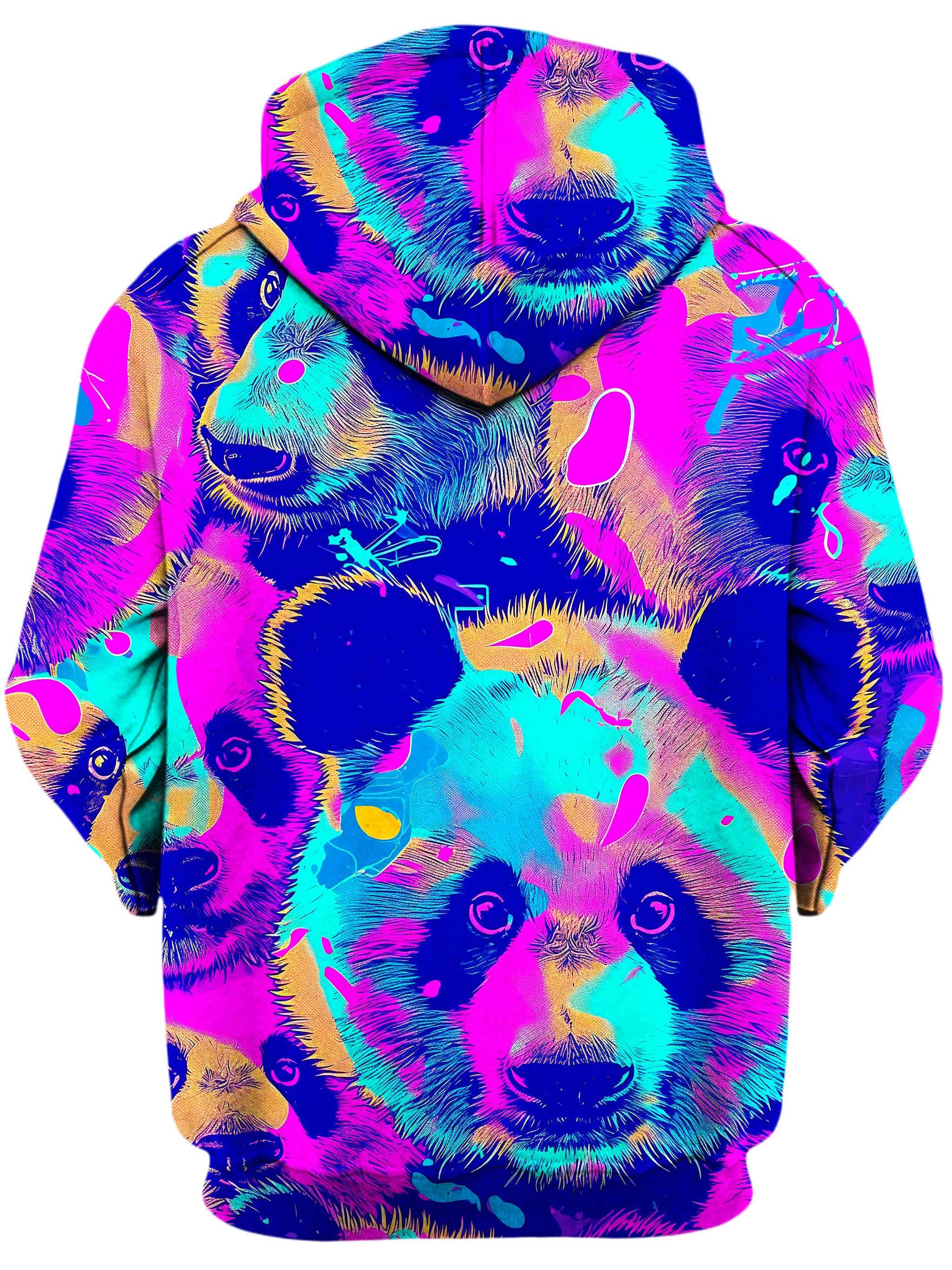 Panda Melt Unisex Zip-Up Hoodie -Moonbestprint