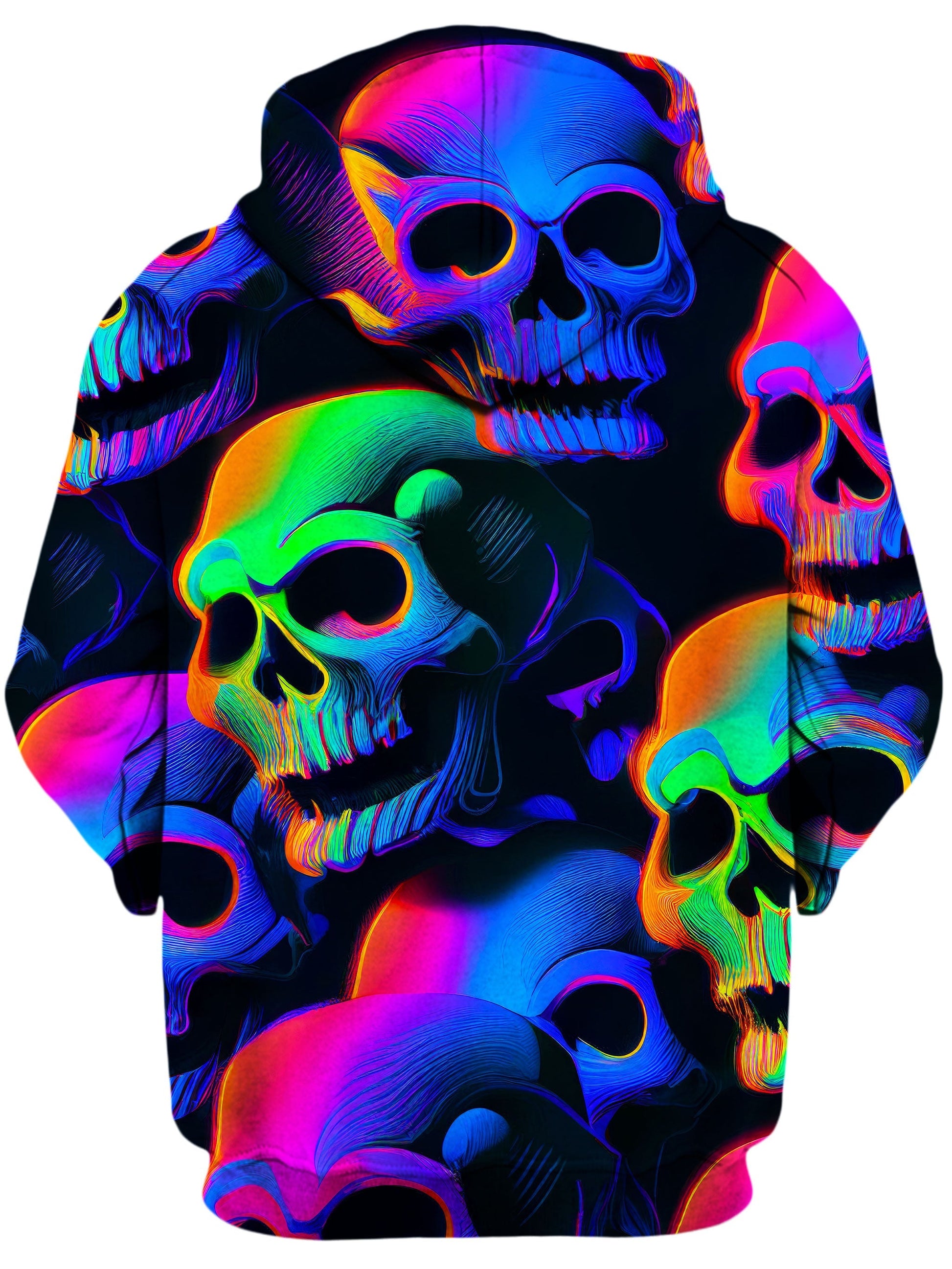 Psychedelic Nightmare Unisex Zip-Up Hoodie -Moonbestprint