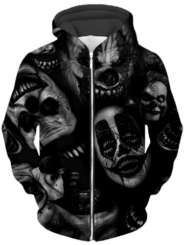 Clowns Unisex Zip-Up Hoodie - Moonbestprint