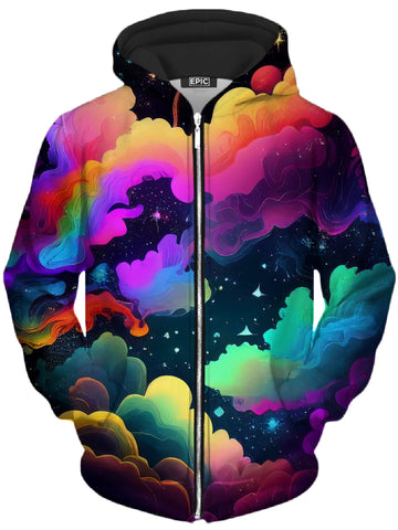 Over the Horizon Unisex Zip-Up Hoodie -Moonbestprint