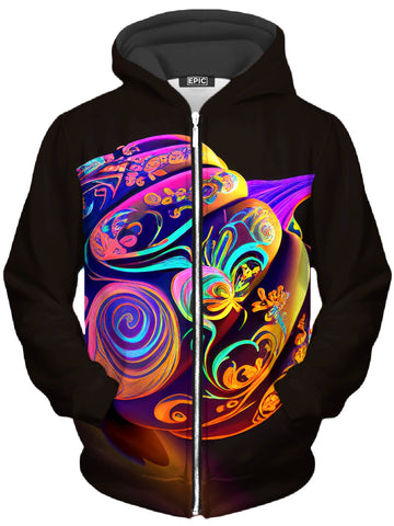 Pumpkin Spice Unisex Zip-Up Hoodie -Moonbestprint