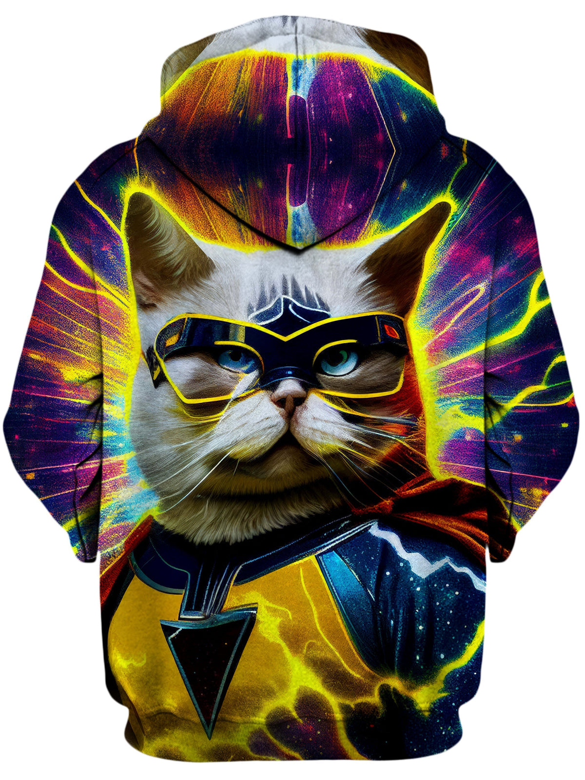 Cat Hero Unisex Zip-Up Hoodie - Moonbestprint