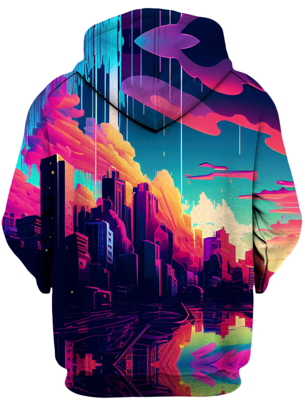City In The Clouds Unisex Zip-Up Hoodie -Moonbestprint