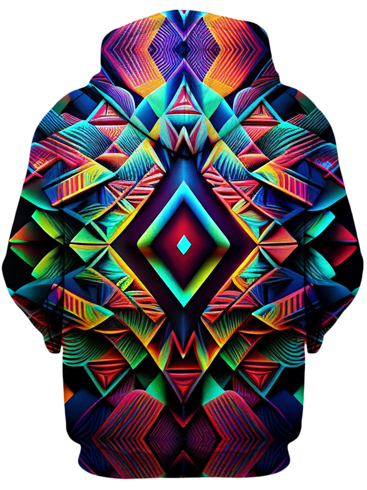 Psychedelic Tribal Unisex Zip-Up Hoodie -Moonbestprint