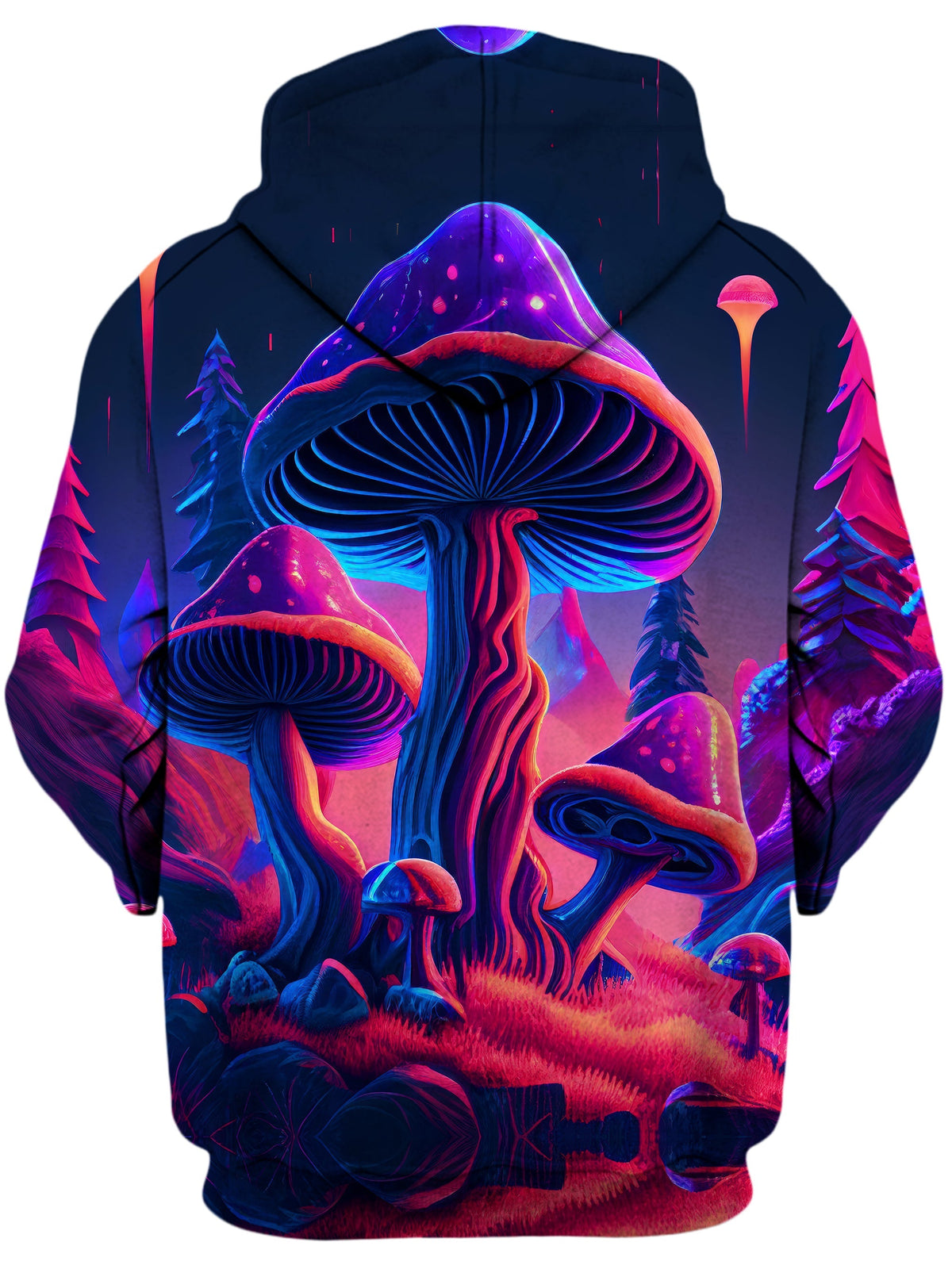 Shroom Trip Unisex Zip-Up Hoodie -Moonbestprint