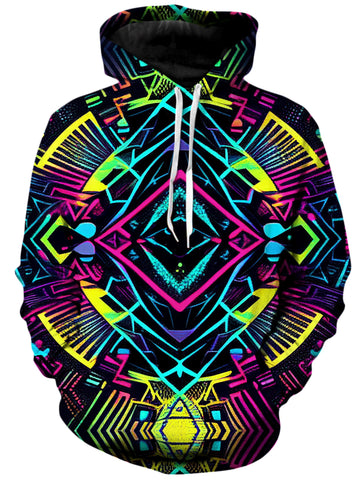 Neon Tribal Unisex Hoodie -Moonbestprint