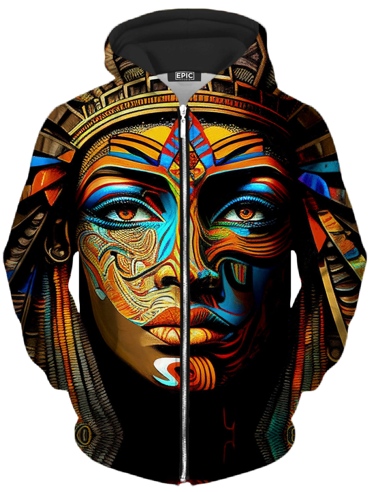 Isis Unisex Zip-Up Hoodie -Moonbestprint