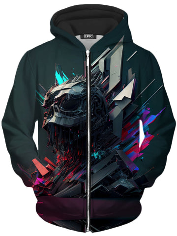 Phantom Unisex Zip-Up Hoodie - Moonbestprint