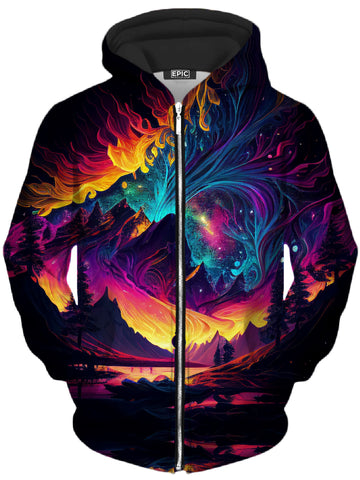 Tundra Unisex Zip-Up Hoodie -Moonbestprint