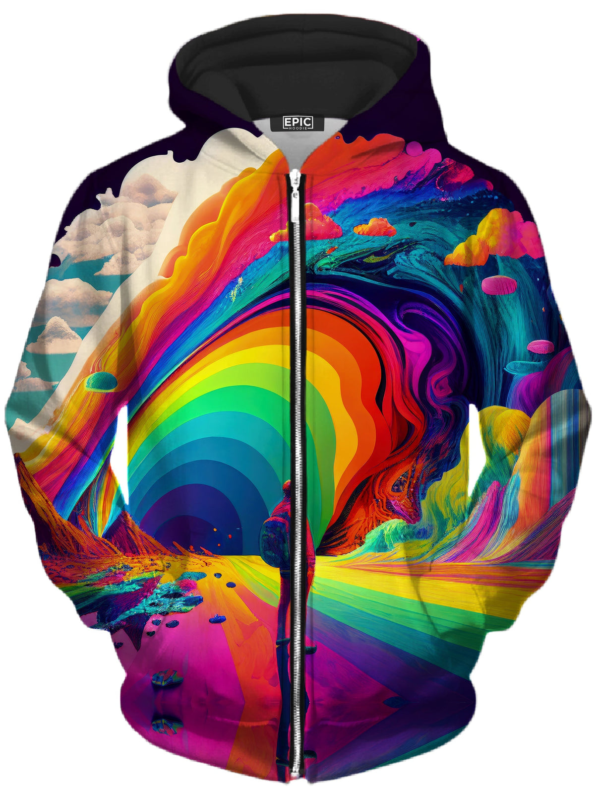 We Are All Mad Here Unisex Zip-Up Hoodie -Moonbestprint