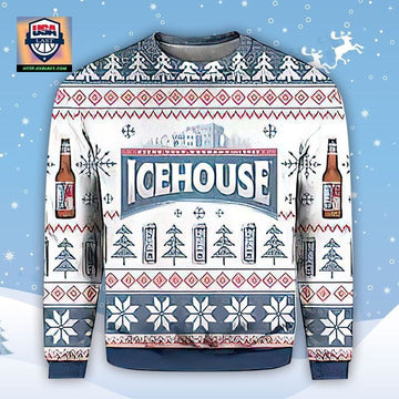 Icehouse Beer Ugly Christmas Sweater 2022 ? Usalast