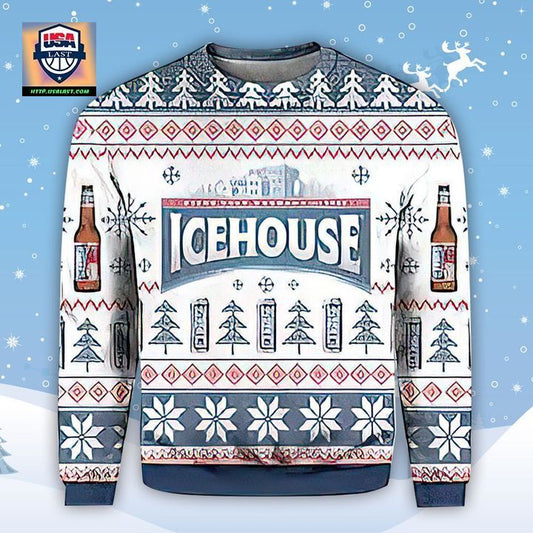 Icehouse Beer Ugly Christmas Sweater 2022 ? Usalast