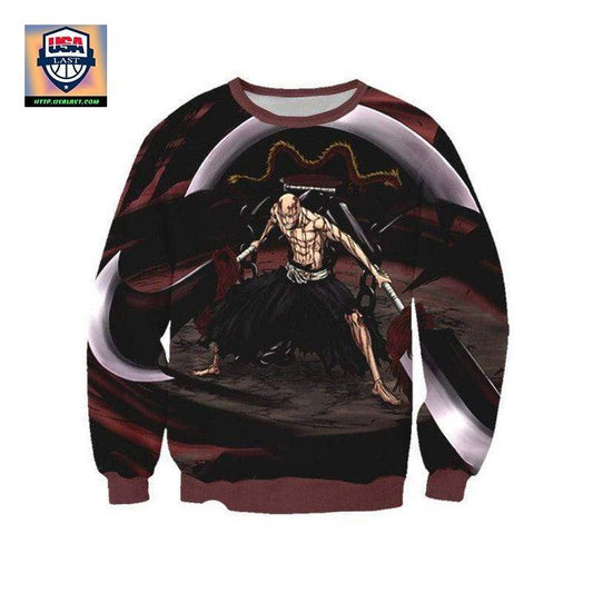 Ikkaku Madarame Red Sweater ? Bleach 3D Printed Sweater Sh9645 ? Usalast
