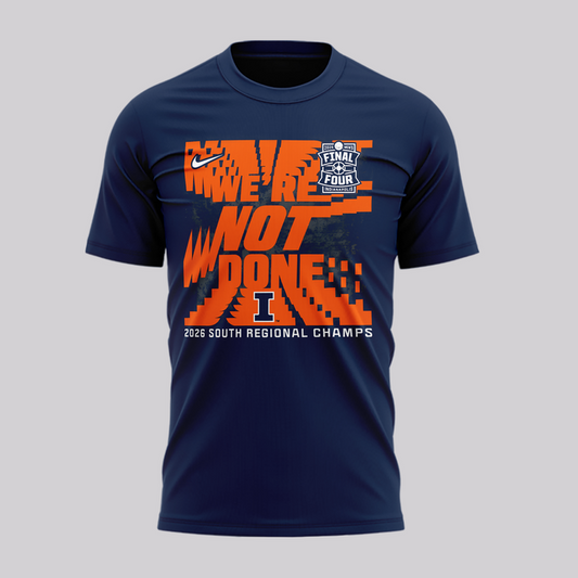 Illinois Fighting Illini 2026 NCAA Men's Basketball Tournament March Madness Final Four T-Shirt | WS53 Moonbestprint