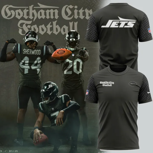 Gotham City Football Outfit, NY Jets TShirt, NFL Fan | FP54 Moonbestprint